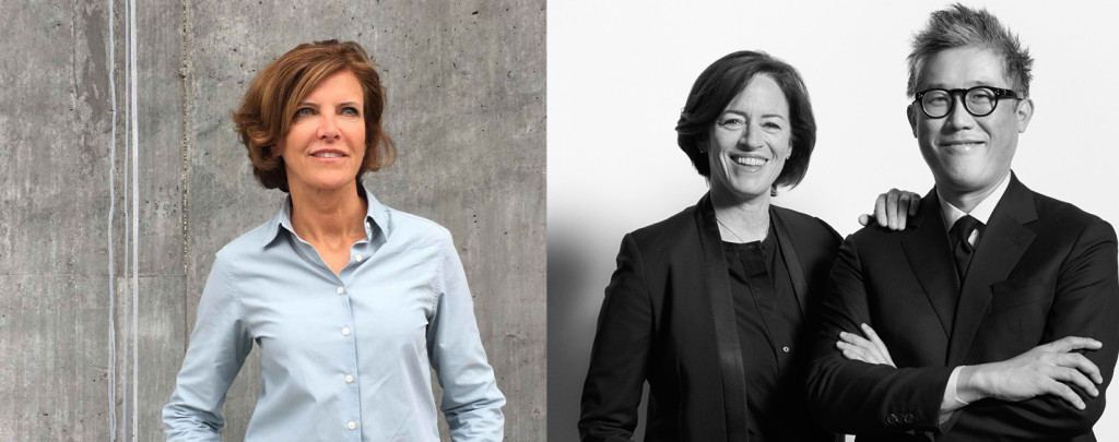 Jeanne Gang MArch ’93 (left), Sharon Johnston MArch ’95 (middle), and Mark Lee MArch ’95 (right) will join the GSD faculty as Professors in Practice of Architecture, effective July 1, 2018.