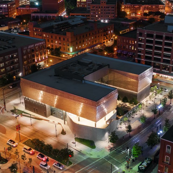 Aerial View of Dallas Holocuast Museum